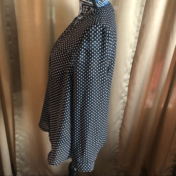 Sandro Studio Sheer Polka Dot Blouse - Picture 10 of 13